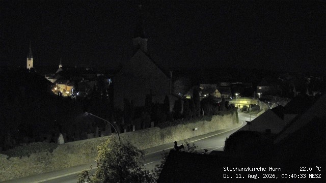Archiv Foto Webcam Stephanskirche in Horn - Niederösterreich