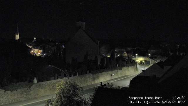 Archiv Foto Webcam Stephanskirche in Horn - Niederösterreich