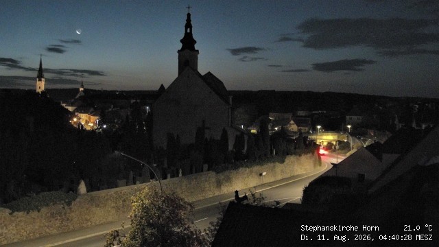 Archiv Foto Webcam Stephanskirche in Horn - Niederösterreich
