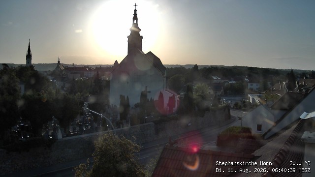 Archiv Foto Webcam Stephanskirche in Horn - Niederösterreich