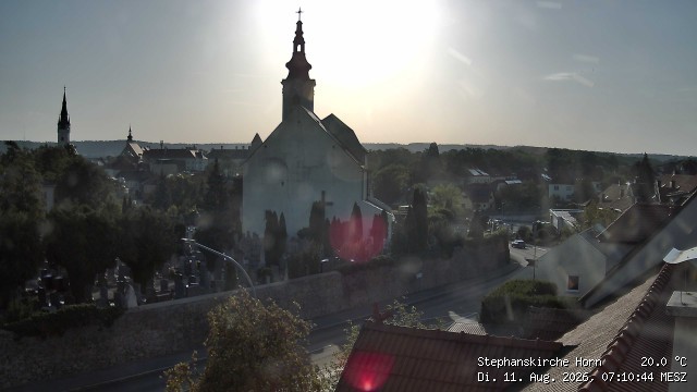 Archiv Foto Webcam Stephanskirche in Horn - Niederösterreich