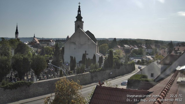 Archiv Foto Webcam Stephanskirche in Horn - Niederösterreich