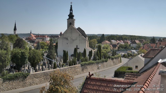 Archiv Foto Webcam Stephanskirche in Horn - Niederösterreich