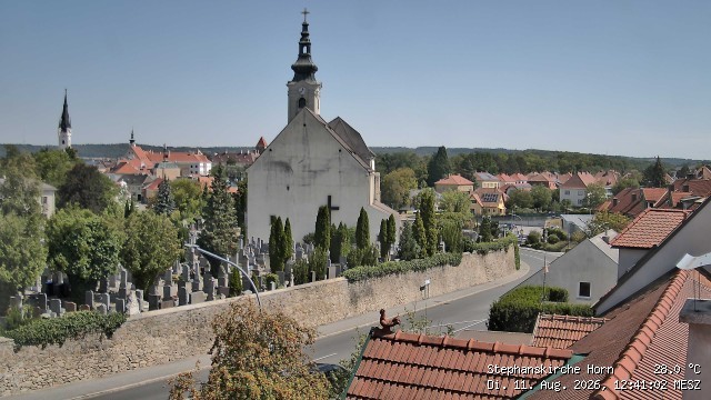 Archiv Foto Webcam Stephanskirche in Horn - Niederösterreich