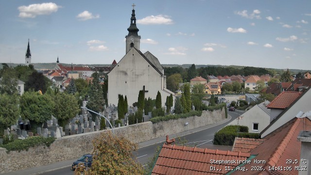 Archiv Foto Webcam Stephanskirche in Horn - Niederösterreich