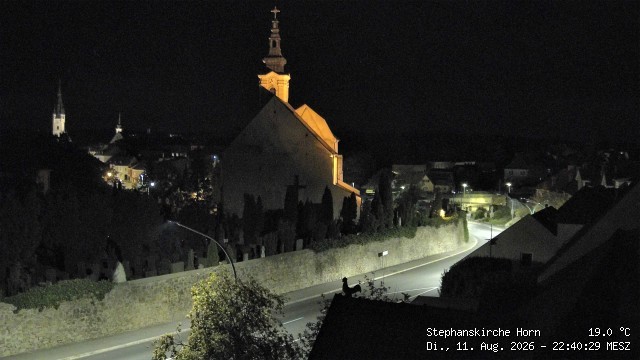 Archiv Foto Webcam Stephanskirche in Horn - Niederösterreich