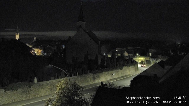 Archiv Foto Webcam Stephanskirche in Horn - Niederösterreich