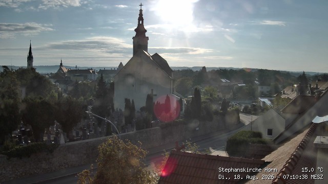 Archiv Foto Webcam Stephanskirche in Horn - Niederösterreich
