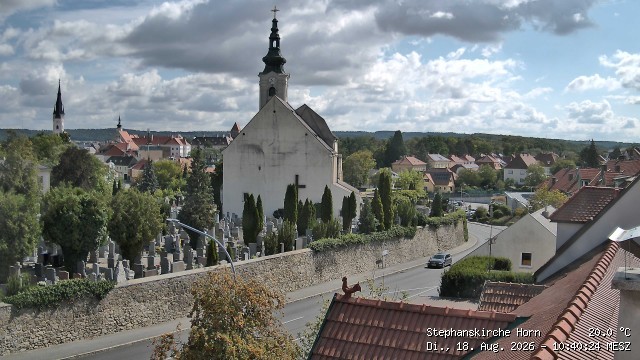 Archiv Foto Webcam Stephanskirche in Horn - Niederösterreich