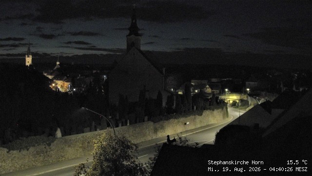 Archived image Webcam St Stephan's Church in Horn (Lower Austria)