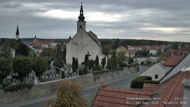 Archived image Webcam St Stephan's Church in Horn (Lower Austria)