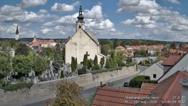 Archived image Webcam St Stephan's Church in Horn (Lower Austria)