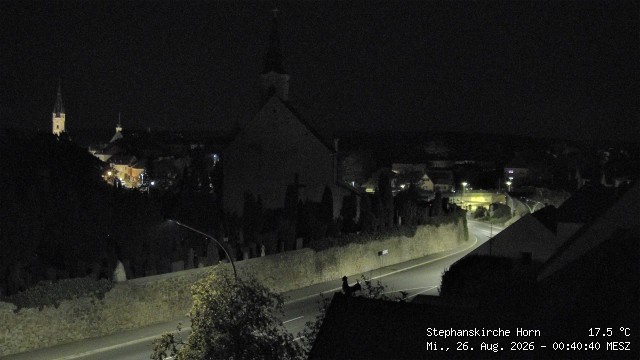 Archiv Foto Webcam Stephanskirche in Horn - Niederösterreich