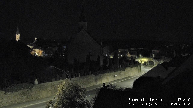Archiv Foto Webcam Stephanskirche in Horn - Niederösterreich