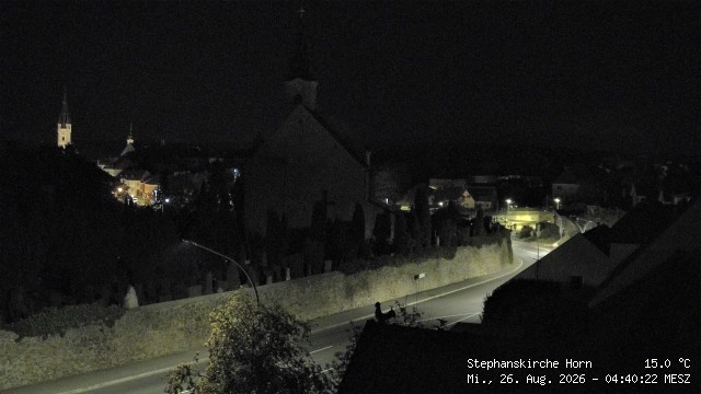 Archived image Webcam St Stephan's Church in Horn (Lower Austria)