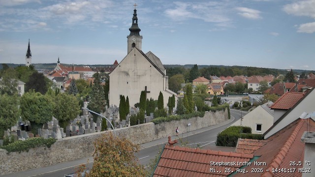 Archived image Webcam St Stephan's Church in Horn (Lower Austria)