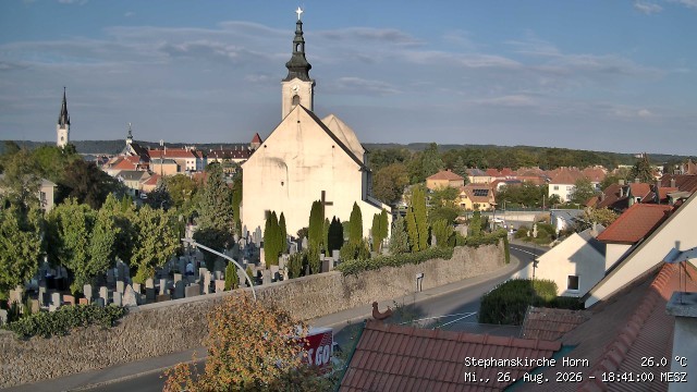 Archived image Webcam St Stephan's Church in Horn (Lower Austria)