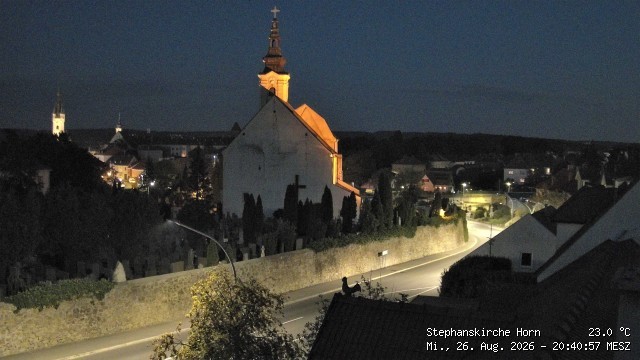 Archived image Webcam St Stephan's Church in Horn (Lower Austria)