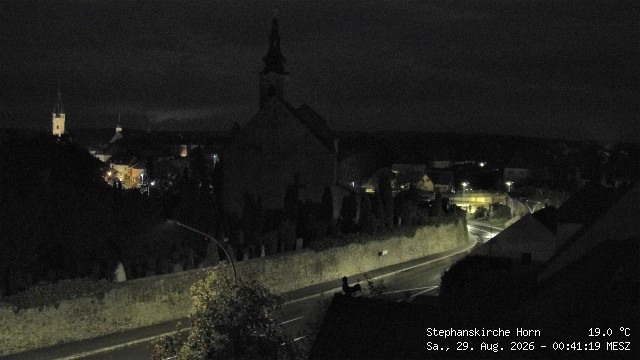 Archived image Webcam St Stephan's Church in Horn (Lower Austria)