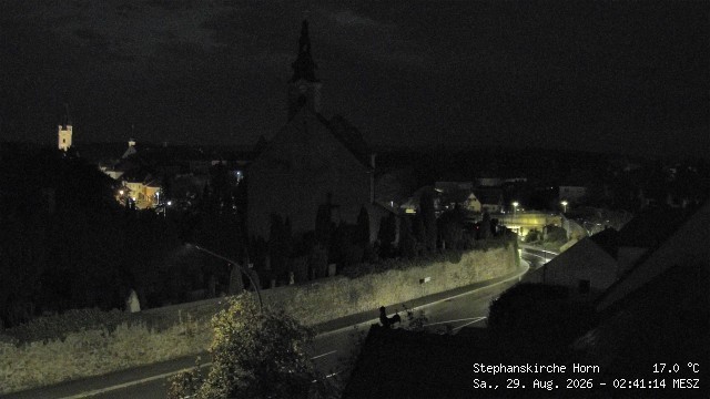 Archived image Webcam St Stephan's Church in Horn (Lower Austria)