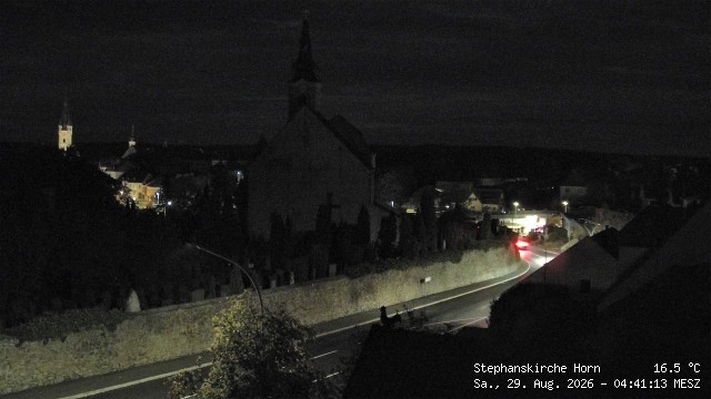 Archived image Webcam St Stephan's Church in Horn (Lower Austria)