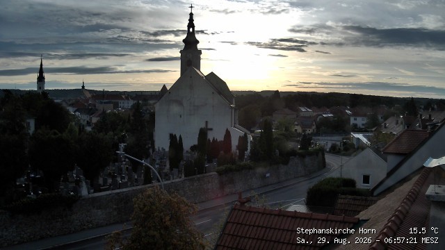 Archived image Webcam St Stephan's Church in Horn (Lower Austria)