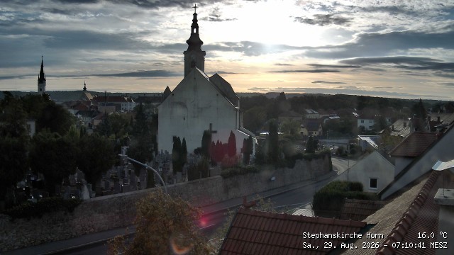 Archived image Webcam St Stephan's Church in Horn (Lower Austria)