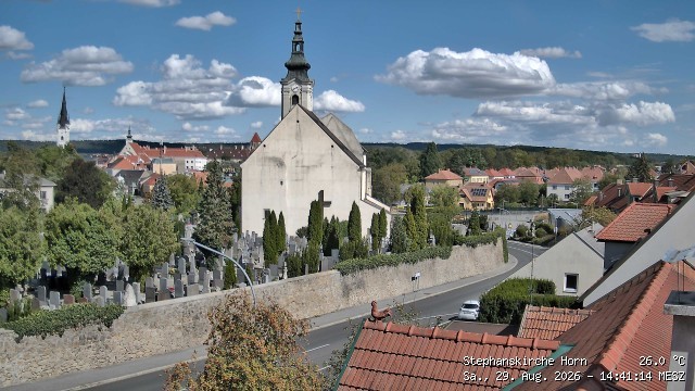 Archived image Webcam St Stephan's Church in Horn (Lower Austria)