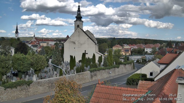 Archived image Webcam St Stephan's Church in Horn (Lower Austria)