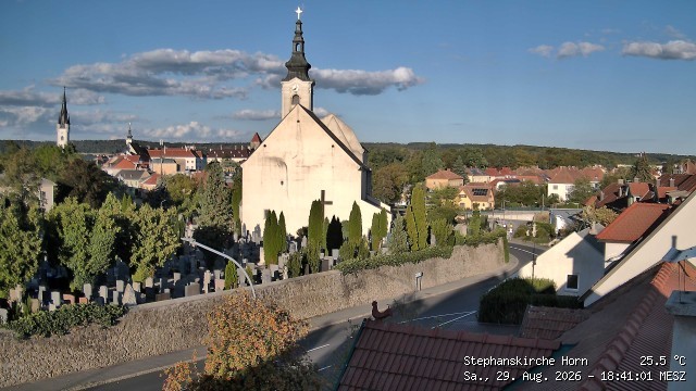 Archived image Webcam St Stephan's Church in Horn (Lower Austria)