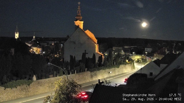 Archived image Webcam St Stephan's Church in Horn (Lower Austria)