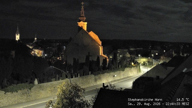 Archived image Webcam St Stephan's Church in Horn (Lower Austria)