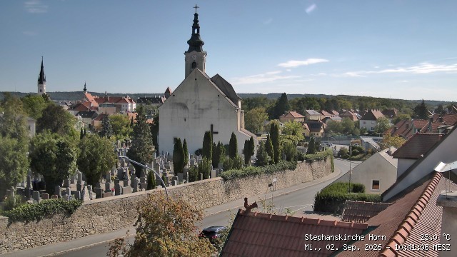 Archiv Foto Webcam Stephanskirche in Horn - Niederösterreich