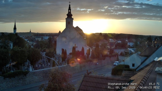 Archiv Foto Webcam Stephanskirche in Horn - Niederösterreich