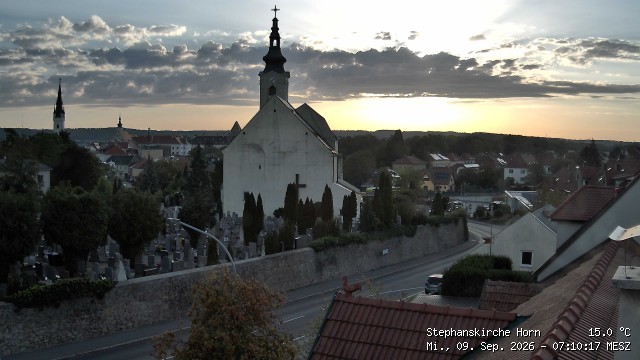 Archiv Foto Webcam Stephanskirche in Horn - Niederösterreich