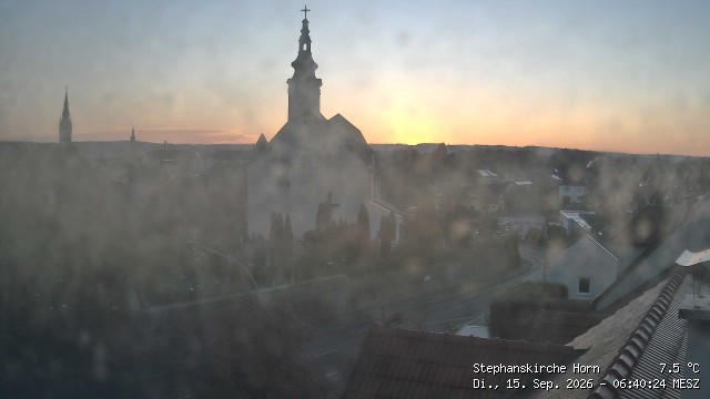 Archiv Foto Webcam Stephanskirche in Horn - Niederösterreich