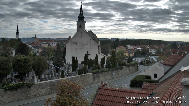 Archiv Foto Webcam Stephanskirche in Horn - Niederösterreich