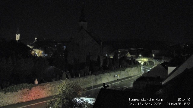 Archiv Foto Webcam Stephanskirche in Horn - Niederösterreich