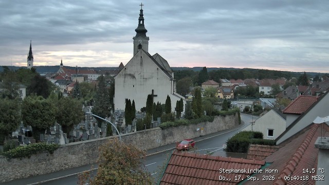 Archiv Foto Webcam Stephanskirche in Horn - Niederösterreich