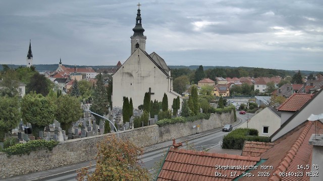 Archiv Foto Webcam Stephanskirche in Horn - Niederösterreich
