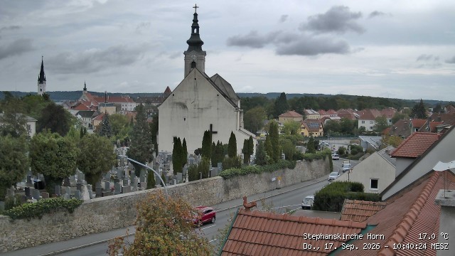 Archiv Foto Webcam Stephanskirche in Horn - Niederösterreich