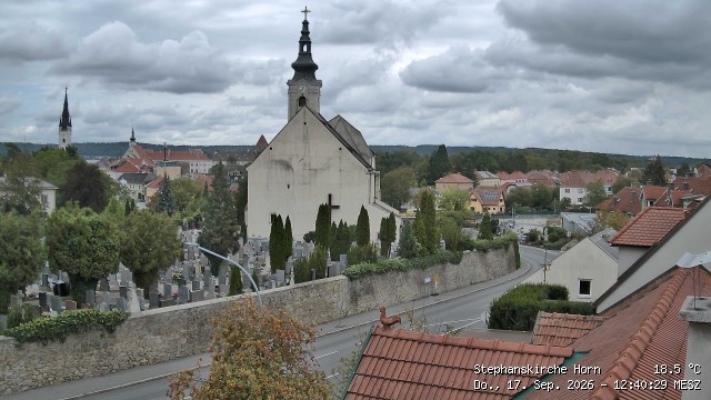 Archiv Foto Webcam Stephanskirche in Horn - Niederösterreich