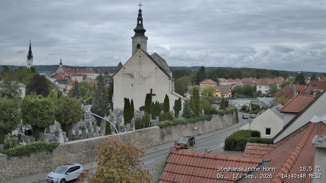 Archiv Foto Webcam Stephanskirche in Horn - Niederösterreich