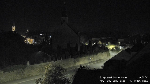 Archived image Webcam St Stephan's Church in Horn (Lower Austria)