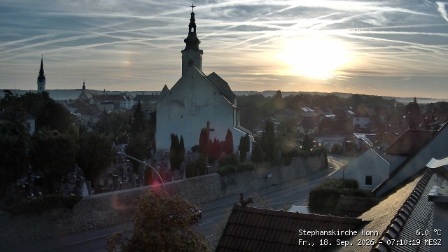 Archived image Webcam St Stephan's Church in Horn (Lower Austria)