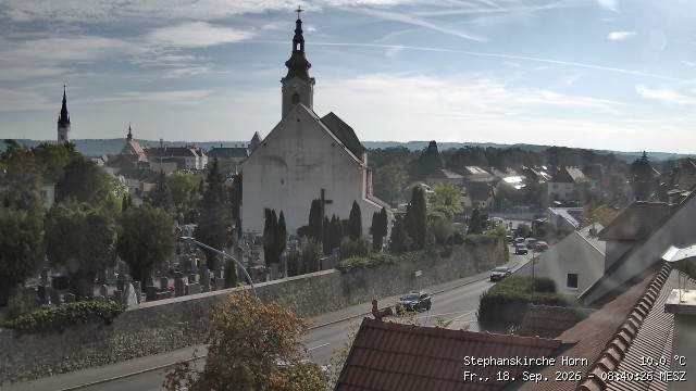 Archived image Webcam St Stephan's Church in Horn (Lower Austria)