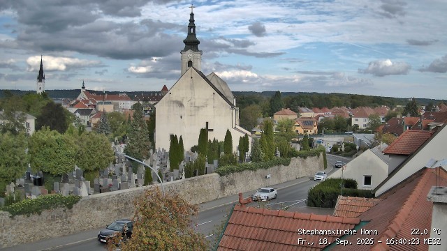 Archived image Webcam St Stephan's Church in Horn (Lower Austria)