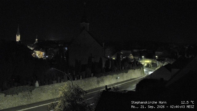 Archiv Foto Webcam Stephanskirche in Horn - Niederösterreich