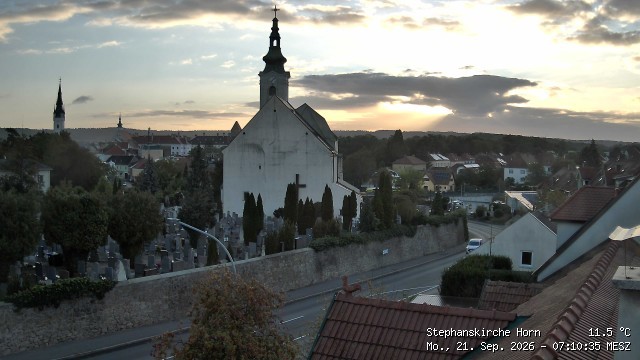 Archiv Foto Webcam Stephanskirche in Horn - Niederösterreich