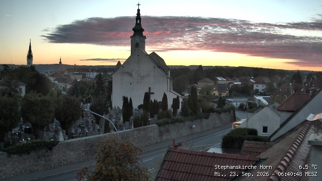Archiv Foto Webcam Stephanskirche in Horn - Niederösterreich